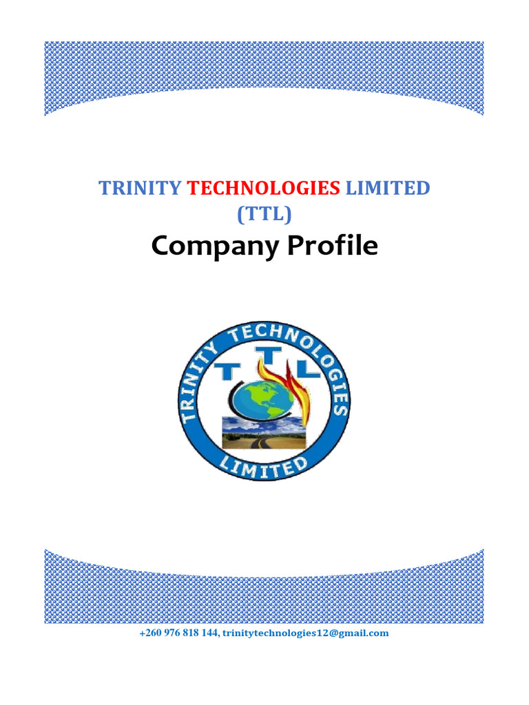 Trinity Company Profile LSK | PDF | Supply Chain | Project Management