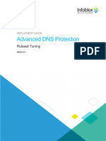 Infoblox Deployment Advanced DNS Protection Ruleset Tuning