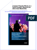 [Download pdf] Eastern European Popular Music In A Transnational Context Beyond The Borders Ewa Mazierska online ebook all chapter pdf 