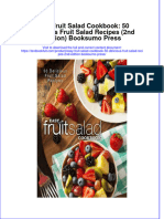 [Download pdf] Easy Fruit Salad Cookbook 50 Delicious Fruit Salad Recipes 2Nd Edition Booksumo Press online ebook all chapter pdf 
