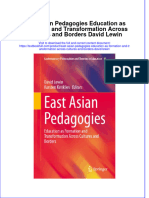 [Download pdf] East Asian Pedagogies Education As Formation And Transformation Across Cultures And Borders David Lewin online ebook all chapter pdf 