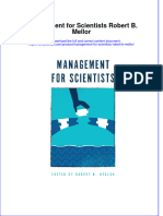 (Download PDF) Management For Scientists Robert B Mellor Online Ebook All Chapter PDF