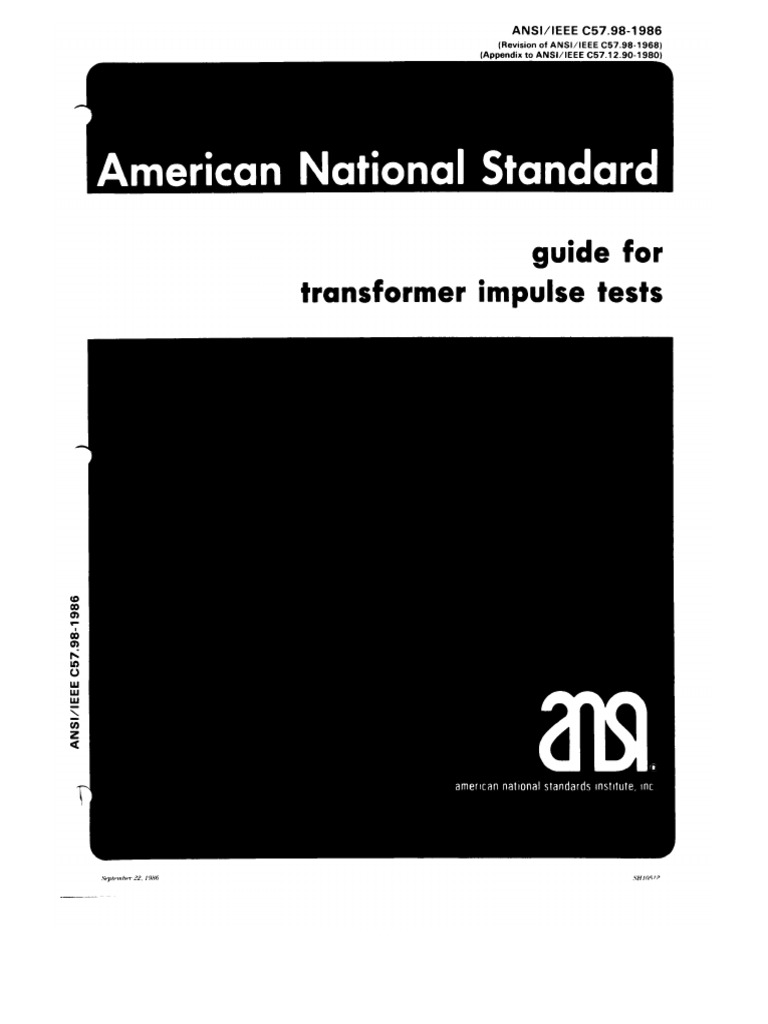Ansi ieee std c57 98 1986 guide for transformer imp pdf