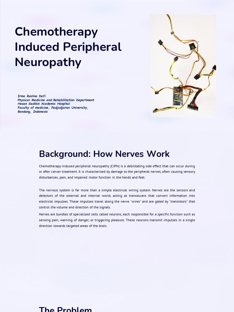 Chemotherapy Induced Peripheral Neuropathy PDF Nerve Axon