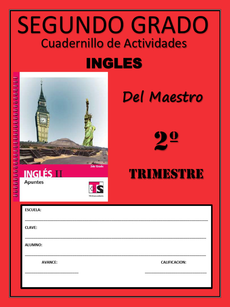Actividades de Inglés para Segundo Grado | PDF | Crecimiento personal y ...