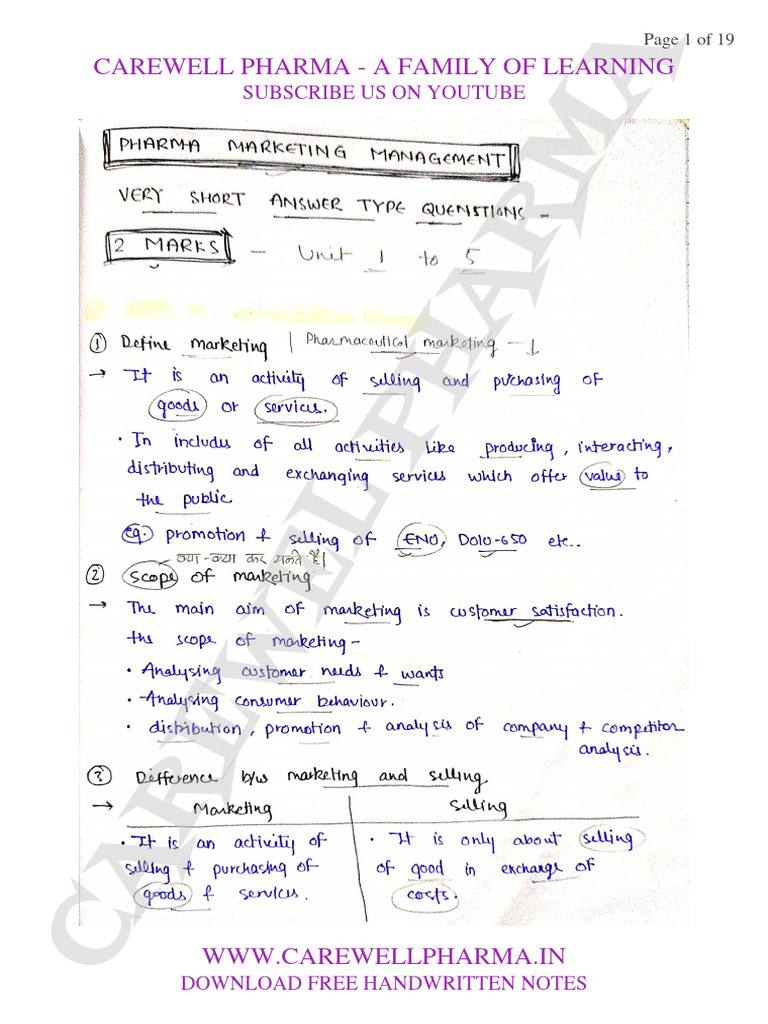 Marketing 8th sem pdf you tube