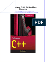 (Download PDF) Professional C 5Th Edition Marc Gregoire 2 Online Ebook All Chapter PDF