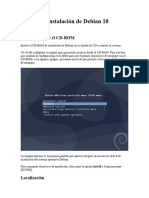 1 Guía de Instalación de Debian 10