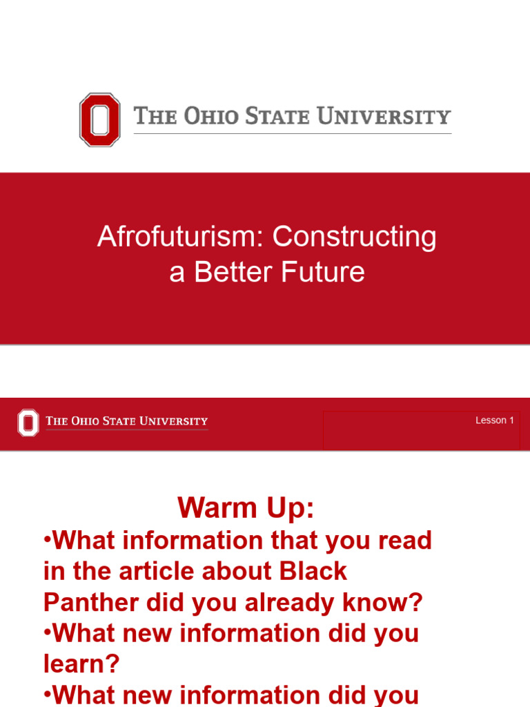 Afrofuturism and Black Panther Insights | PDF
