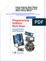 (Download PDF) Programming Arduino Next Steps Going Further With Sketches 2Nd Edition Simon Monk Online Ebook All Chapter PDF