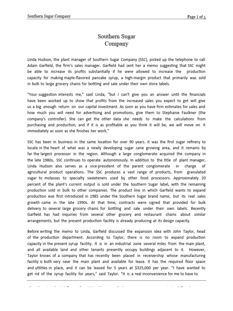 11-1-southern-sugar-company-pdf-depreciation-economies