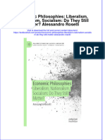 (Download PDF) Economic Philosophies Liberalism Nationalism Socialism Do They Still Matter Alessandro Roselli Online Ebook All Chapter PDF