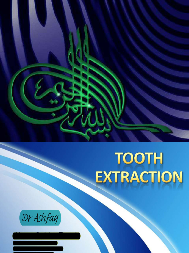 5 dr ashfaq tooth extraction abeer signed pdf human tooth surgery
