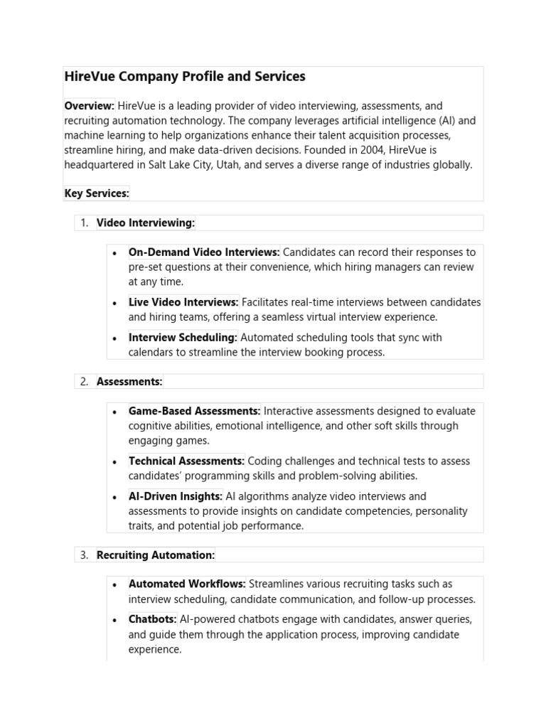 hirevue-company-profile-and-services-pdf-artificial-intelligence