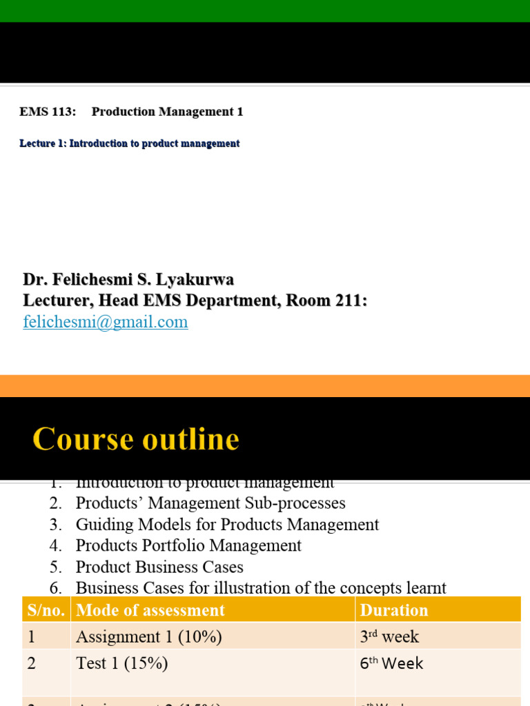 Basic Issues in Product Management 1 | PDF | Factors Of Production | System