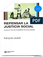 Repensar La Justicia Social-Francois Dubet