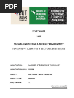 Study Guide Electronic Circuit Design 2A S12023