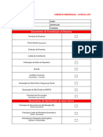 Crédito CheckList CreditoEmpresas