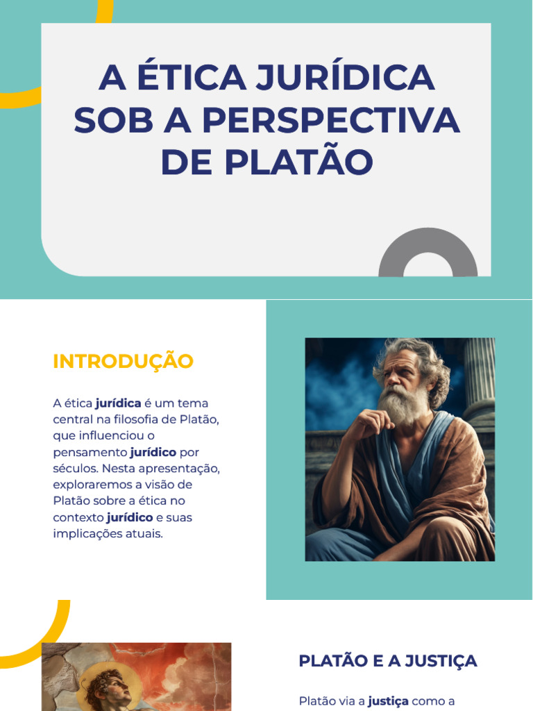 Ética Jurídica na Perspectiva de Platão | PDF | Justiça | Crime e Violência