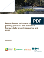 Perspectives On Performance Based Planning Provisions For GI and WSUD FINAL Sept19