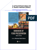 (Download PDF) Handbook of Food Preservation 3Rd Edition M Shafiur Rahman Editor Online Ebook All Chapter PDF