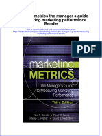 [Download pdf] Marketing Metrics The Manager S Guide To Measuring Marketing Performance Bendle online ebook all chapter pdf 