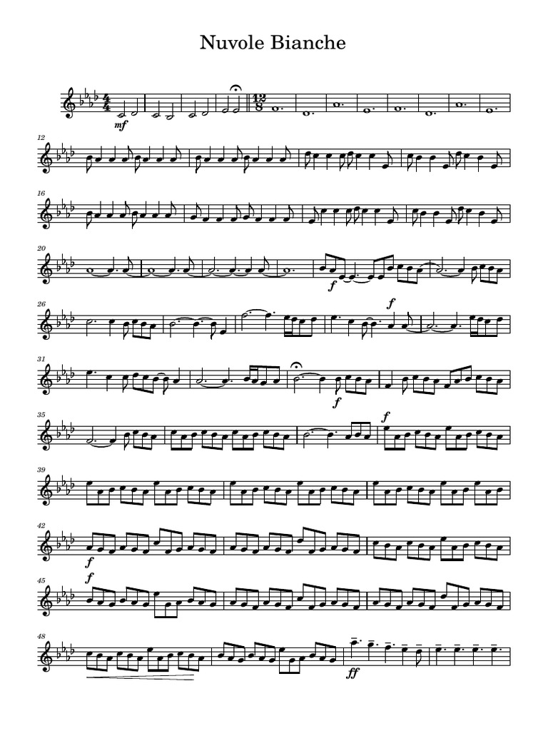 nuvole-bianche-violin-sheet-music-pdf