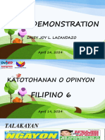 DEMO-TEACHING-KATOTOHANAN-O-OPINYON-FILIPINO-6