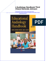 (Download PDF) Educational Audiology Handbook Third Edition Cheryl Deconde Johnson Online Ebook All Chapter PDF