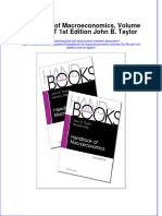 (Download PDF) Handbook of Macroeconomics Volume 2A 2B Set 1St Edition John B Taylor Online Ebook All Chapter PDF
