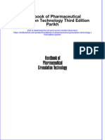 (Download PDF) Handbook of Pharmaceutical Granulation Technology Third Edition Parikh Online Ebook All Chapter PDF