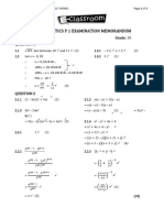 GR 10 Exam June 2014 Maths p1 Memo