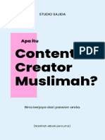 Content Creator Muslimah