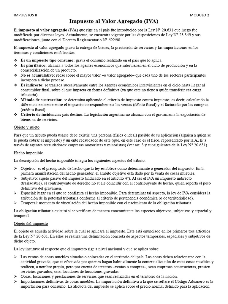 Guía sobre el Impuesto al Valor Agregado | PDF | Impuestos | Impuesto ...