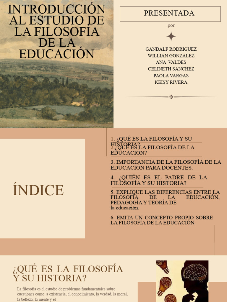 Filosofía de la Educación: Fundamentos y Perspectivas | PDF | Sócrates ...
