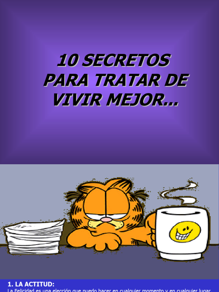 10 Secretos para Vivir Mejor y Ser Feliz | PDF | Amor | Felicidad