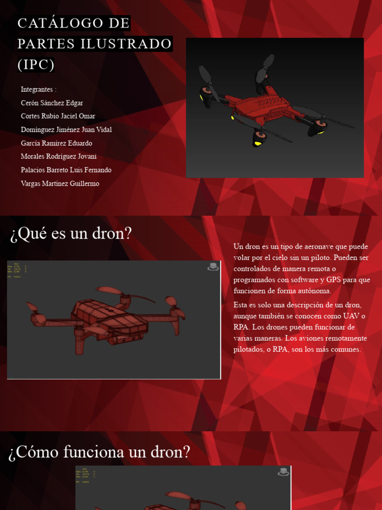 Proyecto Dron Pdf Vehículo Aéreo No Tripulado Aeronave