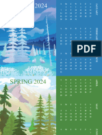 Wilderness Seasons Quarterly Calendar