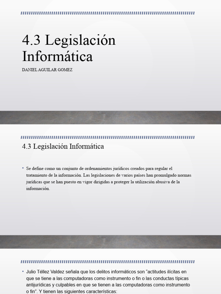 Legislacion Informatica | PDF | Los consumidores | Protección al Consumidor