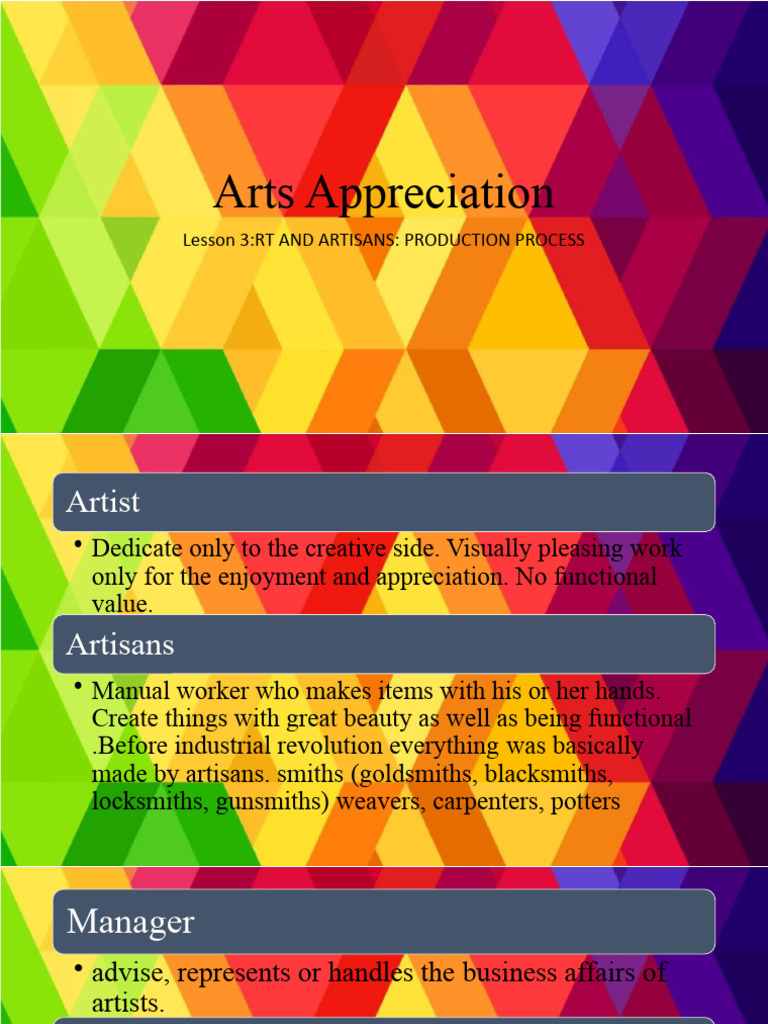 Arts Appreciation Lesson _3 PDF Printmaking Engraving