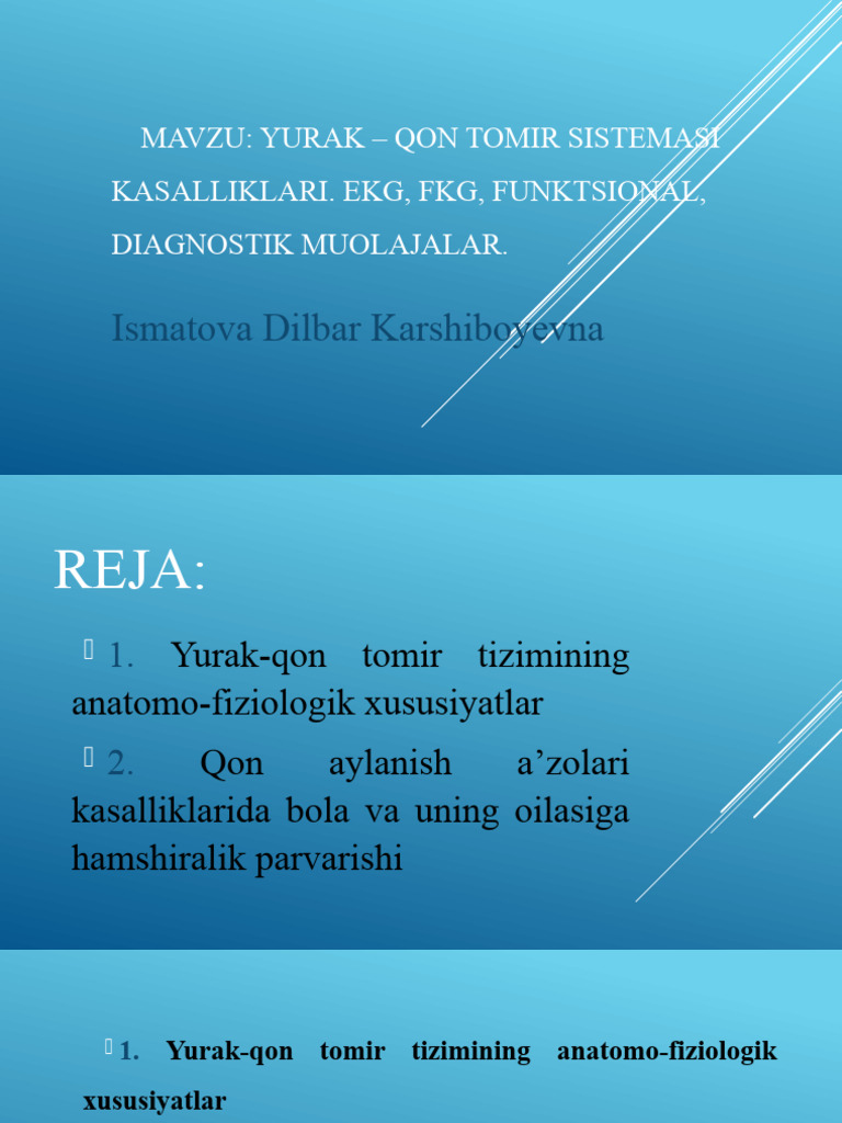 4 Mavzu | PDF