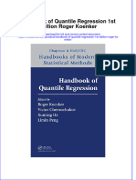 (Download PDF) Handbook of Quantile Regression 1St Edition Roger Koenker Online Ebook All Chapter PDF