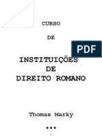 Curso de Instituições de Direito Romano - Thomas Marky