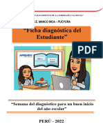 Ficha Diagnóstica de Estudiante