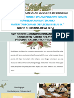 Aksi Nyata Diferensiasi Konten Dalam Pembelajaran Matematika