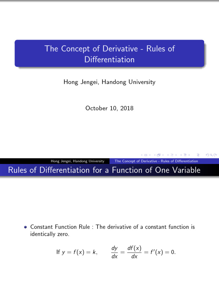 Theconceptofderivative1 2 | PDF | Derivative | Real Analysis