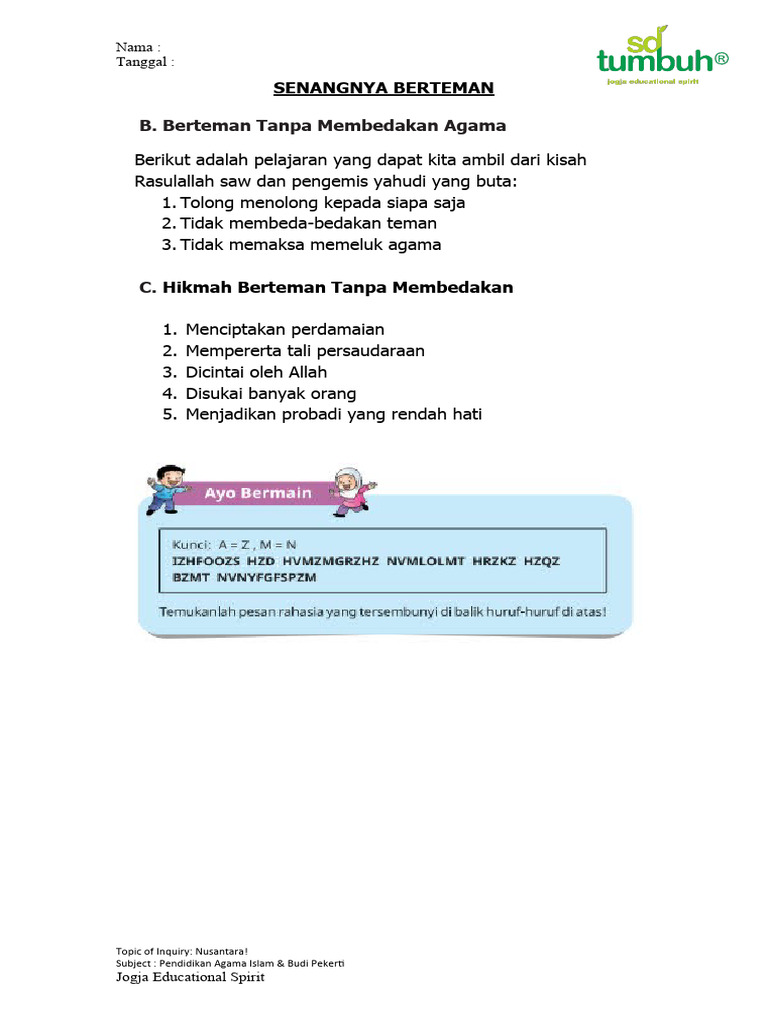 Hikmah Berteman Tanpa Membedakan | PDF | Ilmu Sosial | Kesehatan Holistik