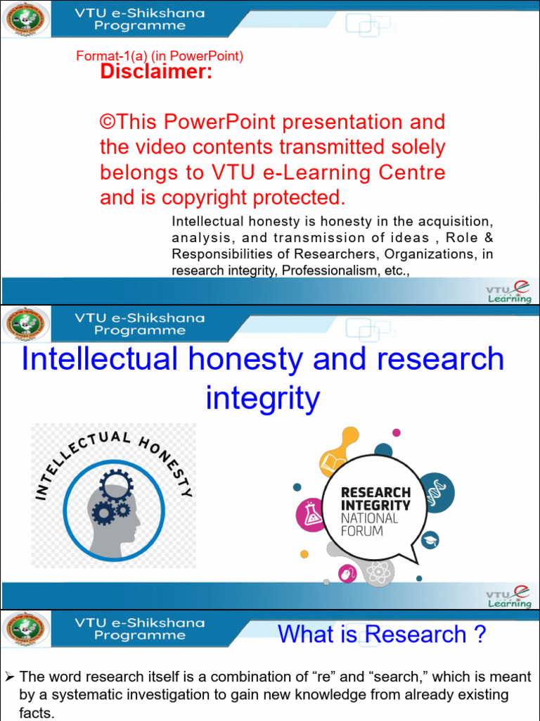 Powerpoint Presentation - 1 Mod 2 | PDF | Integrity | Plagiarism
