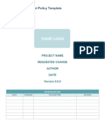 Change Management Policy Template