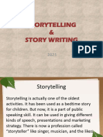 STORYTELLING and Writing Presentation 2